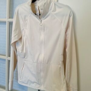 Fabletics Cream Utility Jacket